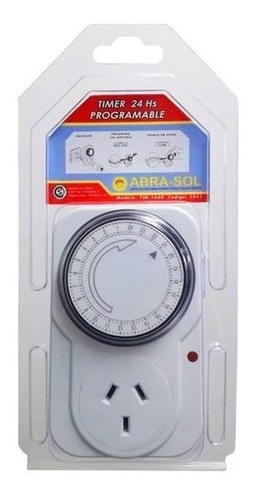 Timer 24 Hs Programable Temporizador Abra-sol