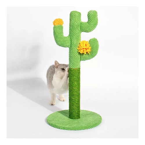 Torre Rascador Para Gatos Forma Cactus 60cms Juguete Marben 