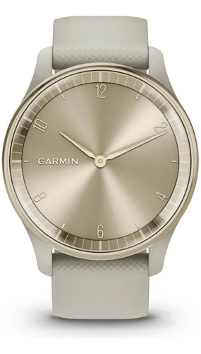 Smartwatch Vivomove Trend Garmin Reloj Analogico Hibrido Color del bisel Crema oro