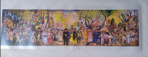 Sueño De Una Tarde Dominical ( Diego Rivera ) 35cm X 100cm