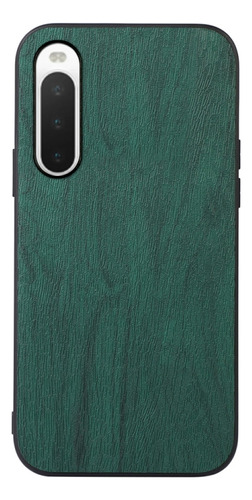 Wood Texture Pu Case For Sony Xperia 10 Iv