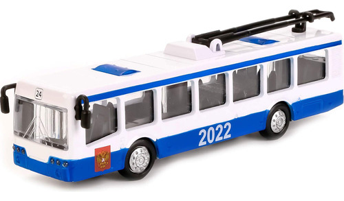 Trolley Bus Modelo Mtrz 6223 - Modelo De Metal Fundido A Esc