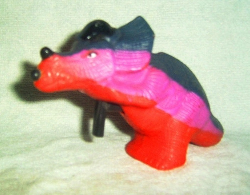 Juguete Mcdonalds 1997 - Dinosaurio Rosa (pistola De Agua)