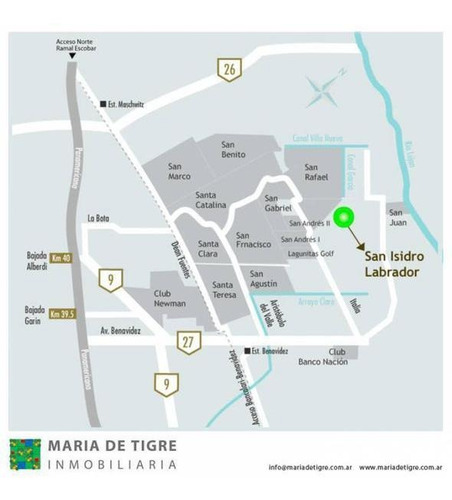 Imagen 6 de 12 de Terreno Al Golf En Venta En San Isidro Labrador, Villanueva Dique Luján