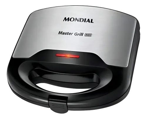 Sanduicheira Grill Mondial S-20 Antiaderente Inox 750w