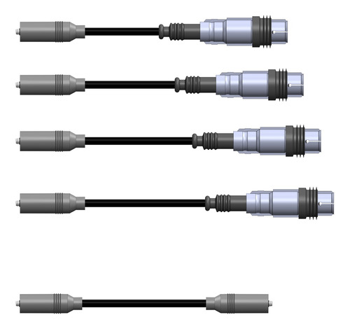 Cables De Bujias Epdm Hy Power Para Vw Jetta A3 2 93-99 Nal.