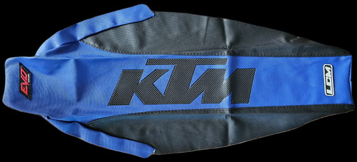 Funda Asiento Ktm Sx Exc Ultragrip Lcm Covers Azul Neg 17-18