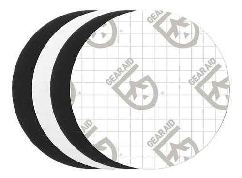 Imagen 3 de 7 de Parches De Reparación Gear Aid (pack X 4 Transparente/negro)