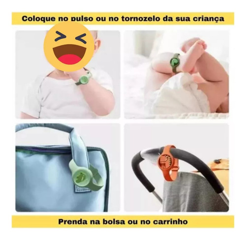 Kit 6 Relógios Repelente Infantil Com Led Anti Mosquitos