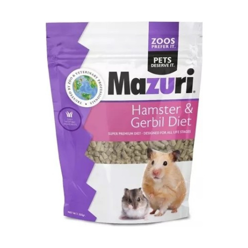 Mazuri Hamster & Gerbil Hamster Jerbos 350 Gr