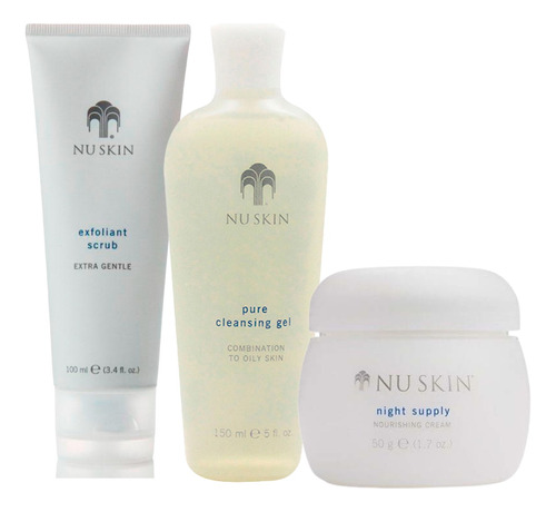 Nu Skin Combo Pure, Night Supply,exfoliante Face Spa Nuskin