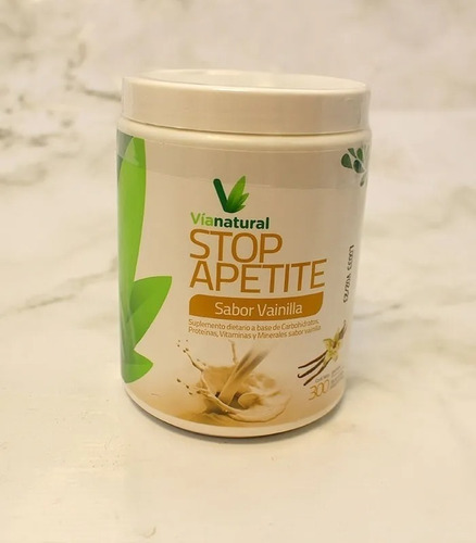 Imagen 3 de 5 de Stop Apetite Vainilla (reduce El Apetito) 300 Grs X 2 Potes