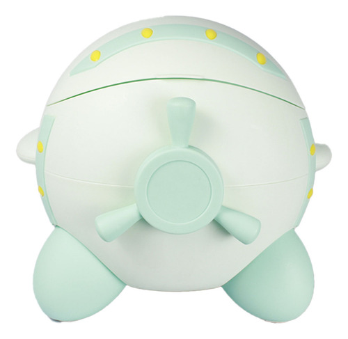 Bacinica Infantil De Figura Modelo Avioncito De Sweet Rocket Color Verde Claro