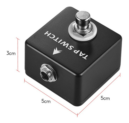Pedal Metálico Moskyaudio Tap Switch Tap Tempo Switch