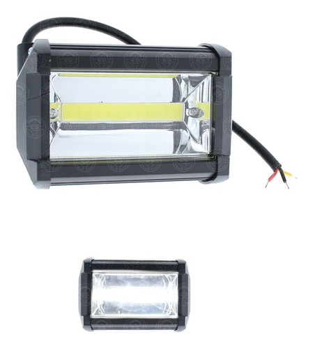 Faro Barra Led Cob Dually 36 Chip Fijo Y Estrobo 12-80v