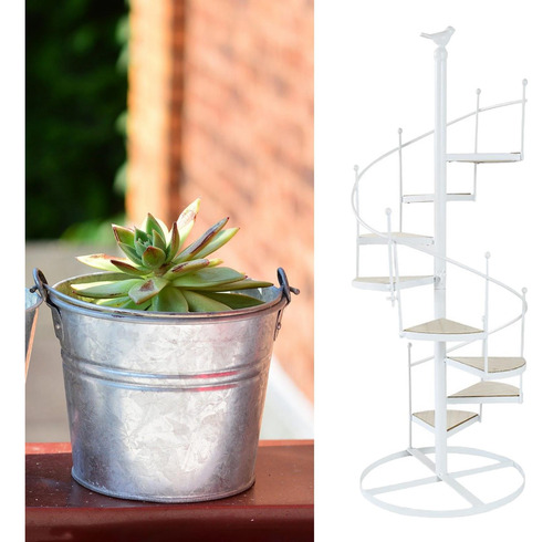 Soporte Para Plantas De 8 Capas Con Forma De Escalera,