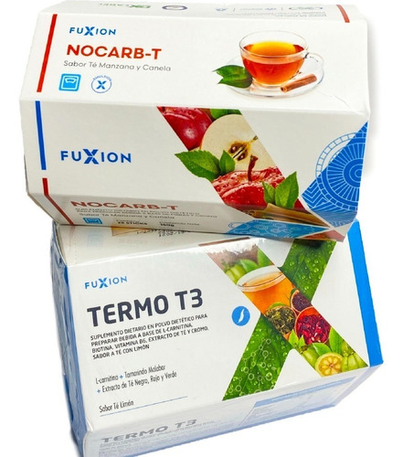 Imagen 1 de 5 de Fuxion Pack Promo Termo T + Nocarb  Saludable La Golosineria