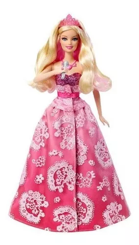 Barbie a Princesa Pop Star ( Canta 2 Músicas ), Brinquedo Barbie Usado  91362588