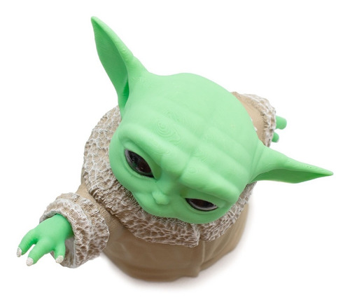 Imagen 3 de 5 de Baby Yoda Star Wars Figura Impresa En 3d Excelente Calidad