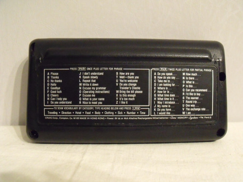Imagen 2 de 6 de Traductor De Idiomas Craig M100 No Funciona