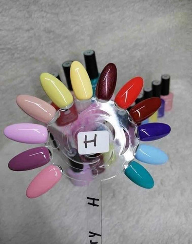 Imagen 5 de 7 de Gel Uv/led Miss Cherry Gama H 10ml Gel Semipermanente C/12pz