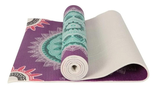 Colchoneta Goma Eva Yoga Mat 6mm Estampada Mándala Pilates