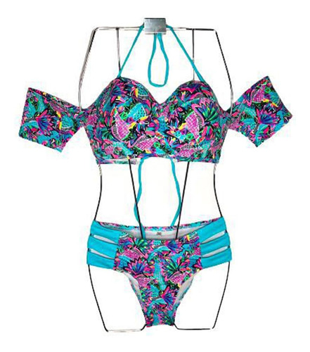 Bikini Mia Turquesa Gl-46 Color Turquesa