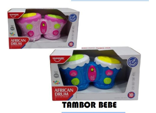 Juguete Tambor Batería Bebe Luces Y Sonidos Didáctico 