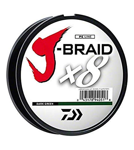 Daiwa J-braid Grand - Bobina De Relleno De 8 X 300 Yardas