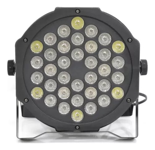 Kit 10 Refletor Canhão Par Led 36led 3w Rgbw Dmx Strobo Dj