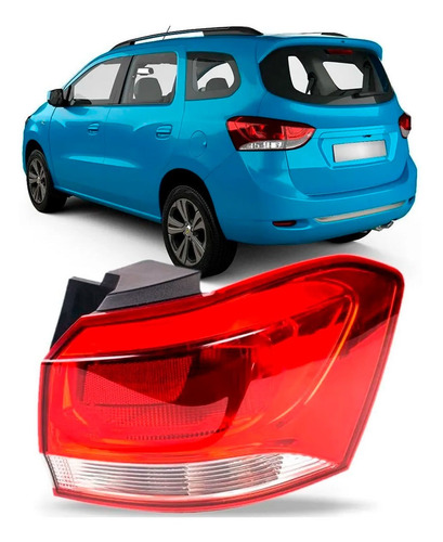 Imagem 1 de 1 de Lanterna Traseira Spin 2019 2020 2021 Canto Bicolor