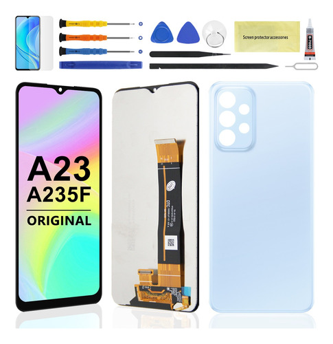 Pantalla Para Samsung A23 4g A235 Original Y Tapa Trasa