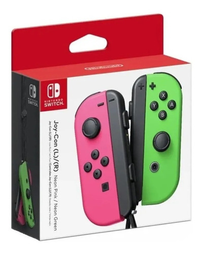 Control Nintendo Switch Joy Con Morado Y Verde Nuevo Sellado