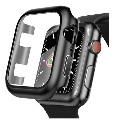  Protector Acrilico Negro Compatible Con Apple Watch Modelos