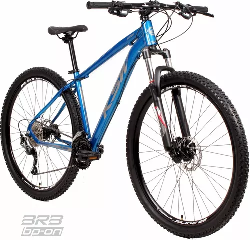 Bicicleta Aro 29 Ksw Xlt Câmbio Traseiro Shimano Deore e Altus 27v