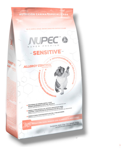 Nupec Sensitive 2kg | Piel Sensible Razas Grandes 