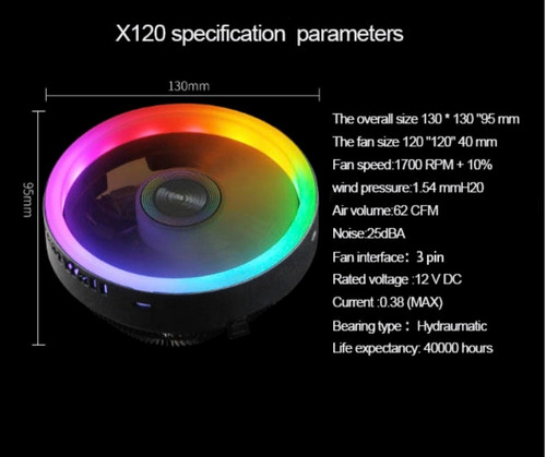 Cooler Rgb Nuevo Para Procesadores Intel Y Amd 