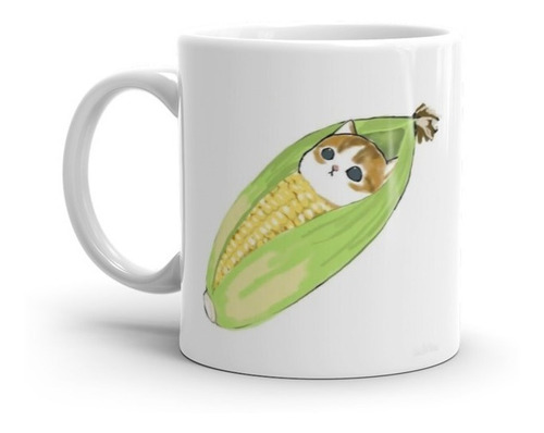 Taza De Gatito Michi | Michis | Vestido De Elote