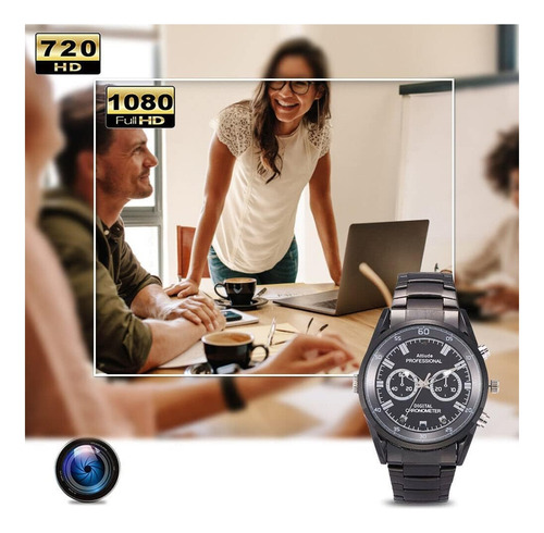 Cámara Reloj Espía Oculta 32gb Visión Nocturna 1080p T11