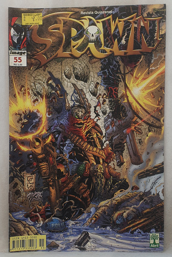 Gibi Spawn Volume 55 - Editora Abril Jovem (Usado)