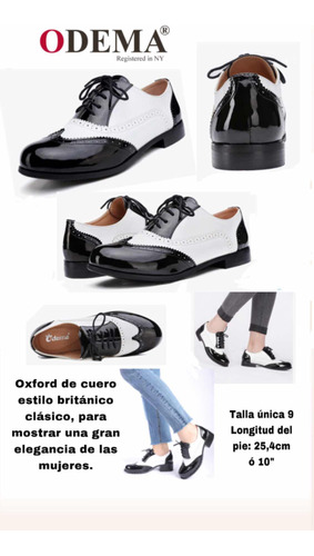 Zapatos Estilo Ingles Odema Talla 9 Súper Precio Originales
