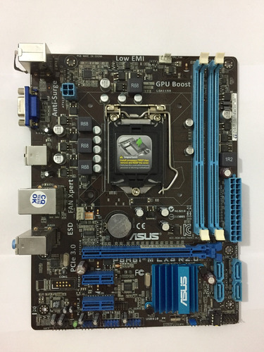 Placa Mãe Asus 1155 H61 Ddr3 Intel 2ª E 3ª Geração Cor Preta