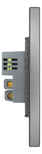 Paquete Con 3 Placas Con Contacto Duplex Flat Lucek 16 A 250v Plateado