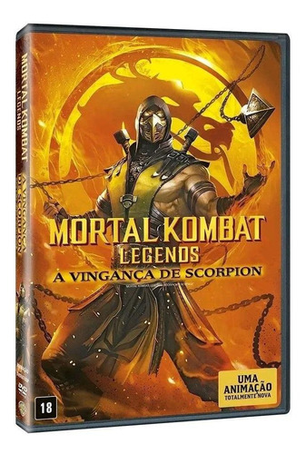 Mortal Kombat Legends - A Vingança De Scorpion - Dvd