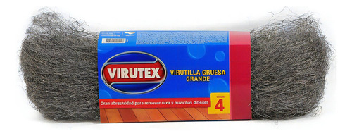 Virutilla X1 Gruesa Grande Abrasiva Grado 4 Virutex