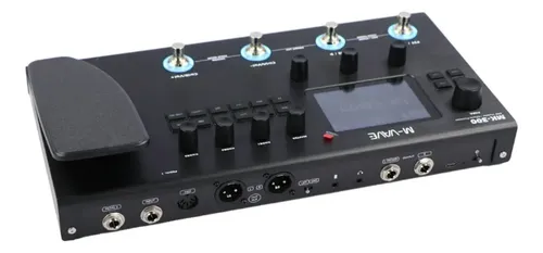 M-WAVE MK-300 ギターエフェクター(限定BLACK) Pedaleira Multi Efeitos Para Guitarra E Baixo M-vave Mk-300 Preto