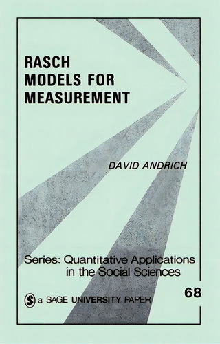 Rasch Models For Measurement, De David Andrich. Editorial Sage Publications Inc, Tapa Blanda En Inglés