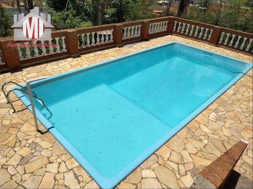 Belíssima Chácara Com 04 Dormitórios, Piscina, Internet À Cabo, Pomar, Próxima Da Cidade, À Venda, 1000 M² Por R$ 410.000 - Pinhalzinho/sp - Ch0806