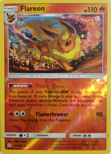 Pokémon Tcg Flareon 25/236 Reverse