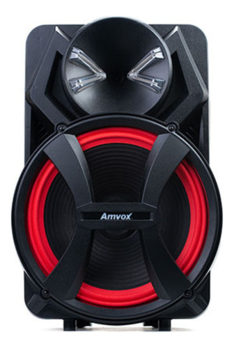 Caixa Amplificada Amvox Aca 1100 Dezoitão 1100w Rms Bivolt Cor Preto 127V/220V